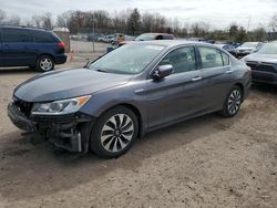 Salvage cars for sale from Copart Chalfont, PA: 2017 Honda Accord Hybrid EXL