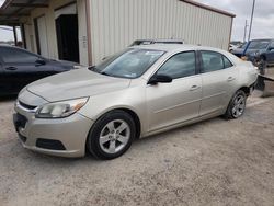 Salvage cars for sale at Temple, TX auction: 2014 Chevrolet Malibu LS