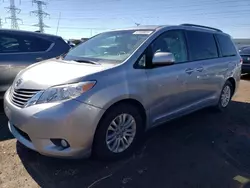 Salvage cars for sale at Elgin, IL auction: 2012 Toyota Sienna XLE