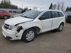 Vehiculos salvage en venta de Copart Bowmanville, ON: 2015 Dodge Journey SE