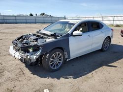Salvage cars for sale at Bakersfield, CA auction: 2018 Acura TLX
