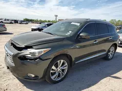 Salvage cars for sale at Houston, TX auction: 2013 Infiniti JX35
