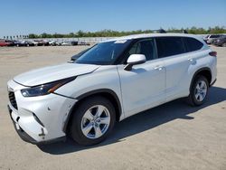 Salvage cars for sale from Copart Fresno, CA: 2022 Toyota Highlander L