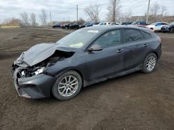 Salvage cars for sale from Copart Montreal Est, QC: 2022 KIA Forte GT