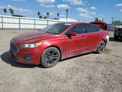 Salvage cars for sale at Mercedes, TX auction: 2020 Ford Fusion SE
