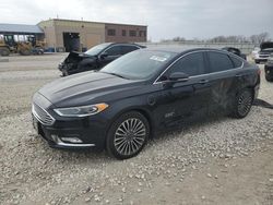Salvage cars for sale from Copart Kansas City, KS: 2017 Ford Fusion Titanium Phev