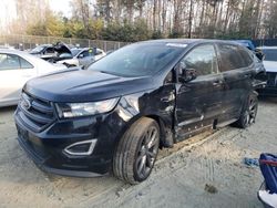 Salvage cars for sale at Waldorf, MD auction: 2016 Ford Edge Sport