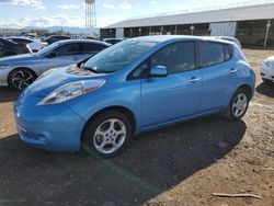 Salvage cars for sale from Copart Phoenix, AZ: 2012 Nissan Leaf SV