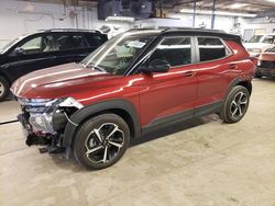 Salvage cars for sale at Wheeling, IL auction: 2022 Chevrolet Trailblazer RS