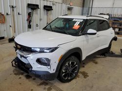 Salvage cars for sale from Copart Mcfarland, WI: 2021 Chevrolet Trailblazer LT