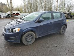 Salvage cars for sale from Copart Portland, OR: 2015 Chevrolet Sonic LS