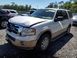 Salvage cars for sale at Riverview, FL auction: 2011 Ford Expedition XLT