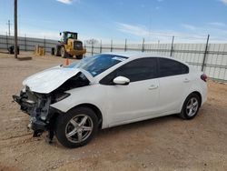 Salvage cars for sale at Andrews, TX auction: 2017 KIA Forte LX