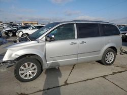 Salvage cars for sale at Grand Prairie, TX auction: 2012 Chrysler Town & Country Touring L