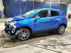 Salvage cars for sale at Woodhaven, MI auction: 2018 Buick Encore Sport Touring