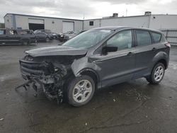 Salvage cars for sale from Copart Vallejo, CA: 2018 Ford Escape S