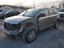 Salvage cars for sale from Copart York Haven, PA: 2008 Ford Edge SE