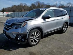 Salvage cars for sale from Copart Assonet, MA: 2017 Honda Pilot Elite