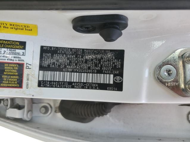 2012 Toyota Camry Base