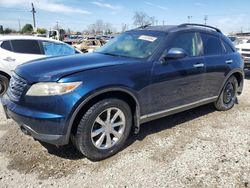 Infiniti FX35 salvage cars for sale: 2008 Infiniti FX35