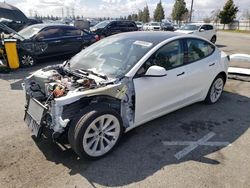 Salvage cars for sale from Copart Rancho Cucamonga, CA: 2022 Tesla Model 3