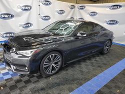 Salvage cars for sale at Tifton, GA auction: 2021 Infiniti Q60 Luxe