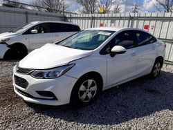 Chevrolet salvage cars for sale: 2017 Chevrolet Cruze LS