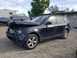 BMW salvage cars for sale: 2008 BMW X3 3.0SI