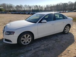 Salvage cars for sale from Copart Charles City, VA: 2012 Audi A4 Premium