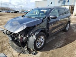 Salvage cars for sale from Copart Woodhaven, MI: 2019 KIA Sorento L