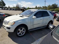 Mercedes-Benz salvage cars for sale: 2008 Mercedes-Benz ML 350