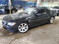 BMW 6 Series salvage cars for sale: 2007 BMW 650 I