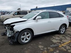 Salvage cars for sale from Copart Woodhaven, MI: 2013 Lexus RX 350 Base