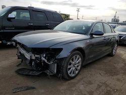 Salvage cars for sale from Copart Chicago Heights, IL: 2015 Audi A6 Prestige
