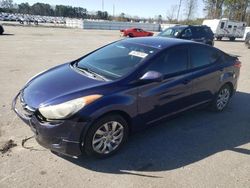 Salvage cars for sale from Copart Dunn, NC: 2011 Hyundai Elantra GLS