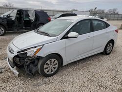 Salvage cars for sale from Copart Kansas City, KS: 2017 Hyundai Accent SE