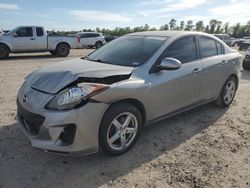 Salvage cars for sale from Copart Houston, TX: 2012 Mazda 3 I
