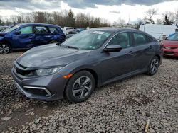 Salvage cars for sale at Chalfont, PA auction: 2019 Honda Civic LX