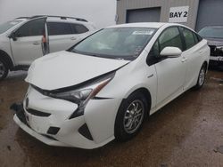 Salvage cars for sale from Copart Elgin, IL: 2016 Toyota Prius