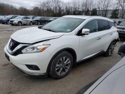 Salvage cars for sale from Copart North Billerica, MA: 2016 Nissan Murano S