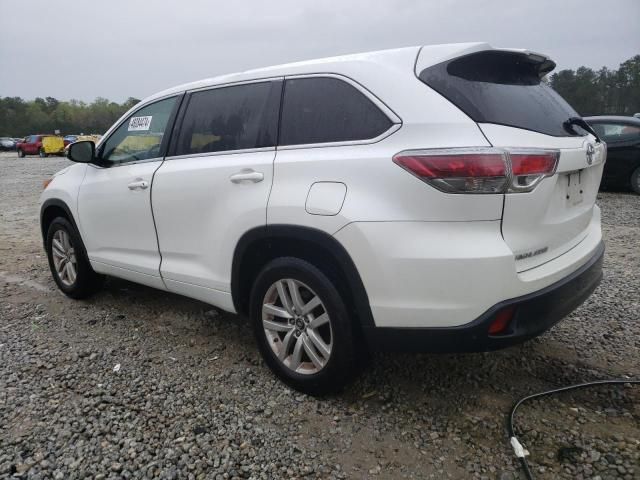 2016 Toyota Highlander LE