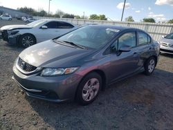 Salvage cars for sale from Copart Sacramento, CA: 2013 Honda Civic LX