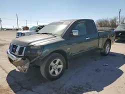 Salvage cars for sale at Oklahoma City, OK auction: 2004 Nissan Titan XE