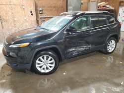 Salvage cars for sale from Copart Ebensburg, PA: 2016 Jeep Cherokee Limited