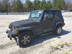 Salvage cars for sale from Copart Gainesville, GA: 2006 Jeep Wrangler X