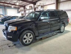 Salvage cars for sale at Eldridge, IA auction: 2016 Ford Expedition EL Platinum