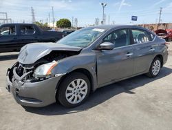 Salvage cars for sale from Copart Wilmington, CA: 2015 Nissan Sentra S