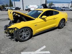 Salvage cars for sale at Rancho Cucamonga, CA auction: 2016 Ford Mustang GT
