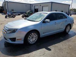 Salvage cars for sale from Copart Orlando, FL: 2010 Ford Fusion Hybrid