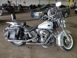 Salvage motorcycles for sale at Denver, CO auction: 2015 Harley-Davidson Flstc Heritage Softail Classic